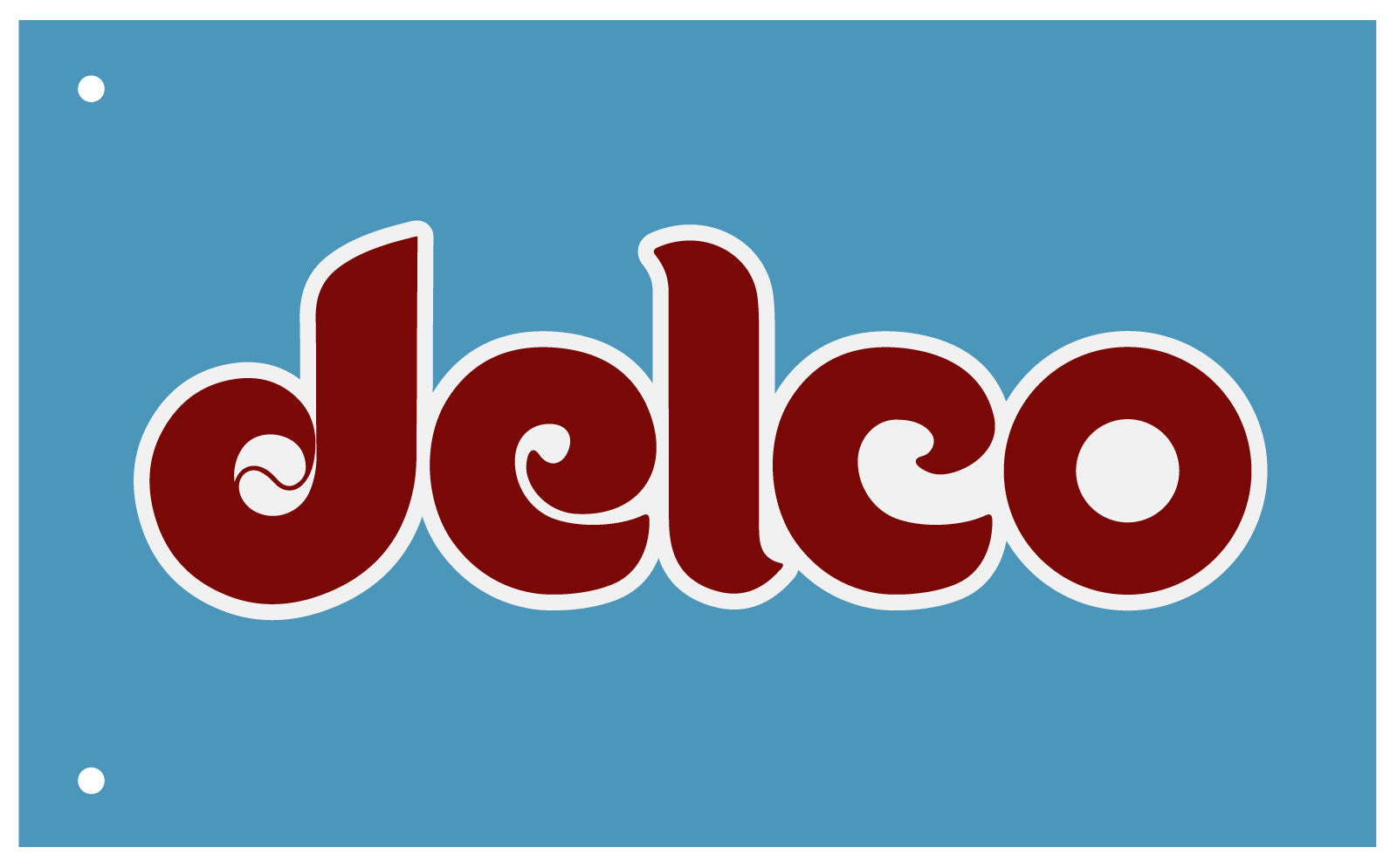 DELCO Phils Script Big Flag