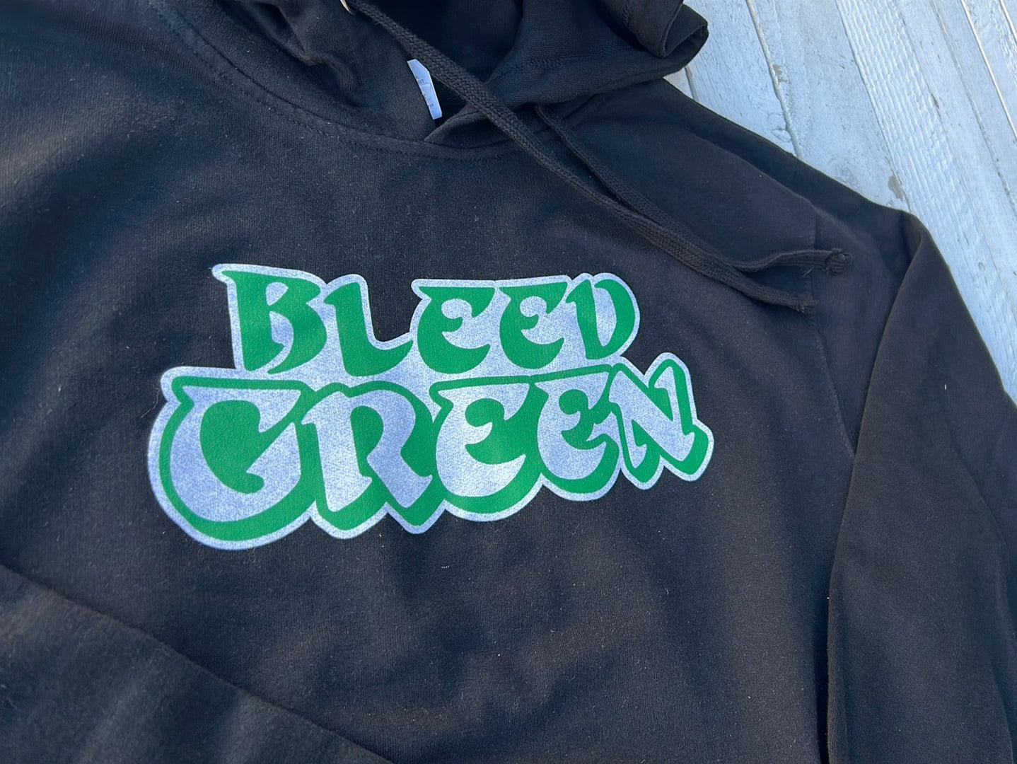 BlueRooted Bleed Green Black Sweatshirt