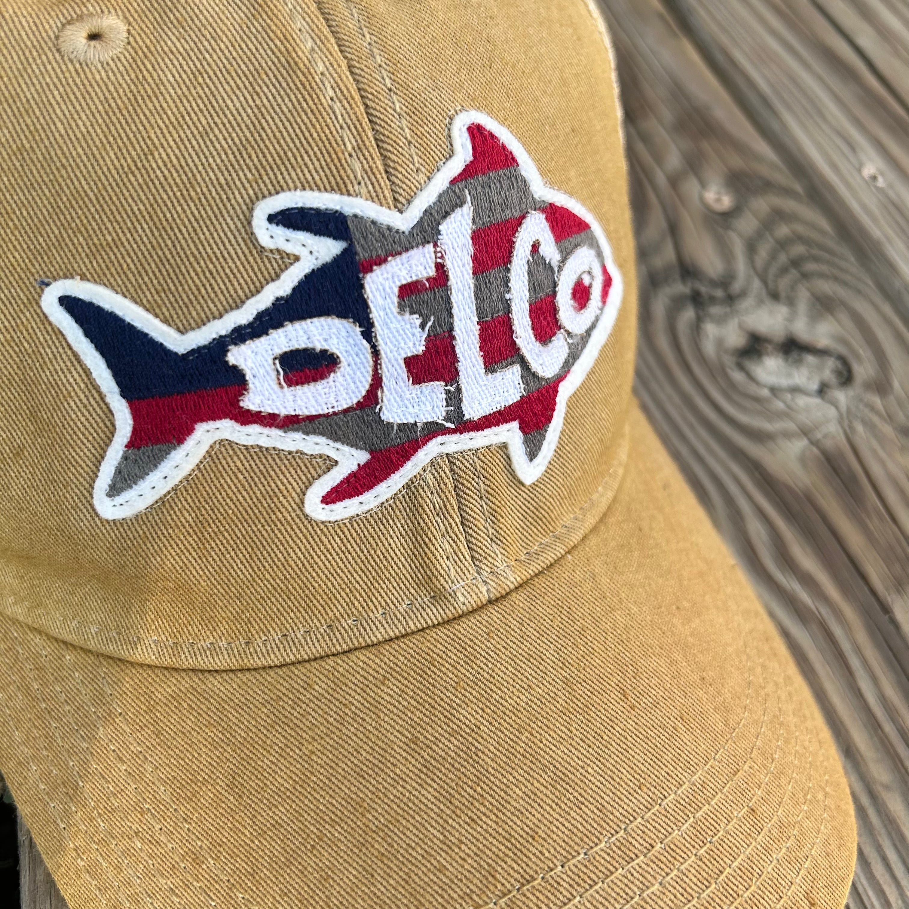 DELCO Old Glory Tuna Khaki Trucker