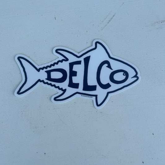 BlueRooted DELCO Tuna Sticker