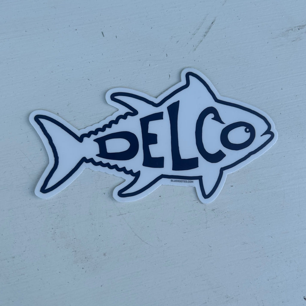 BlueRooted DELCO Tuna Sticker