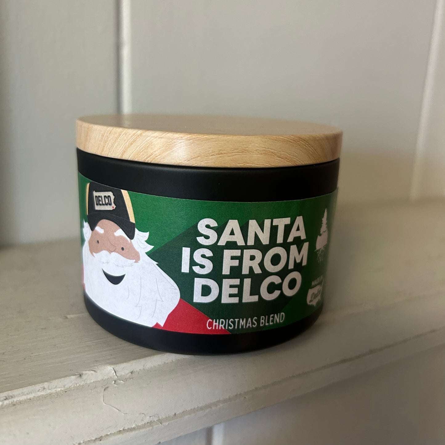 Santa is from DELCO Candle