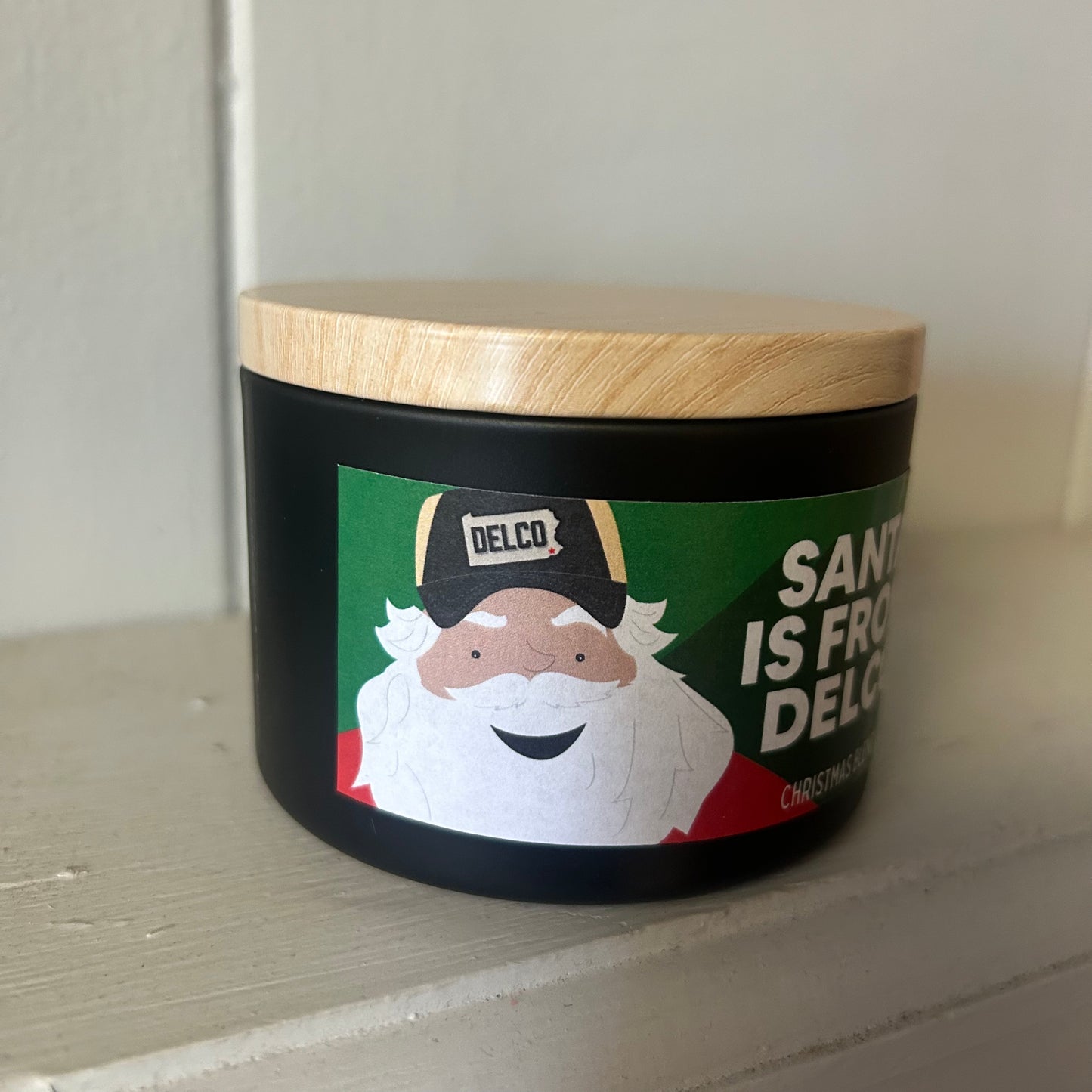 Santa is from DELCO Candle