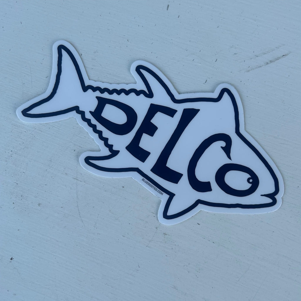BlueRooted DELCO Tuna Sticker