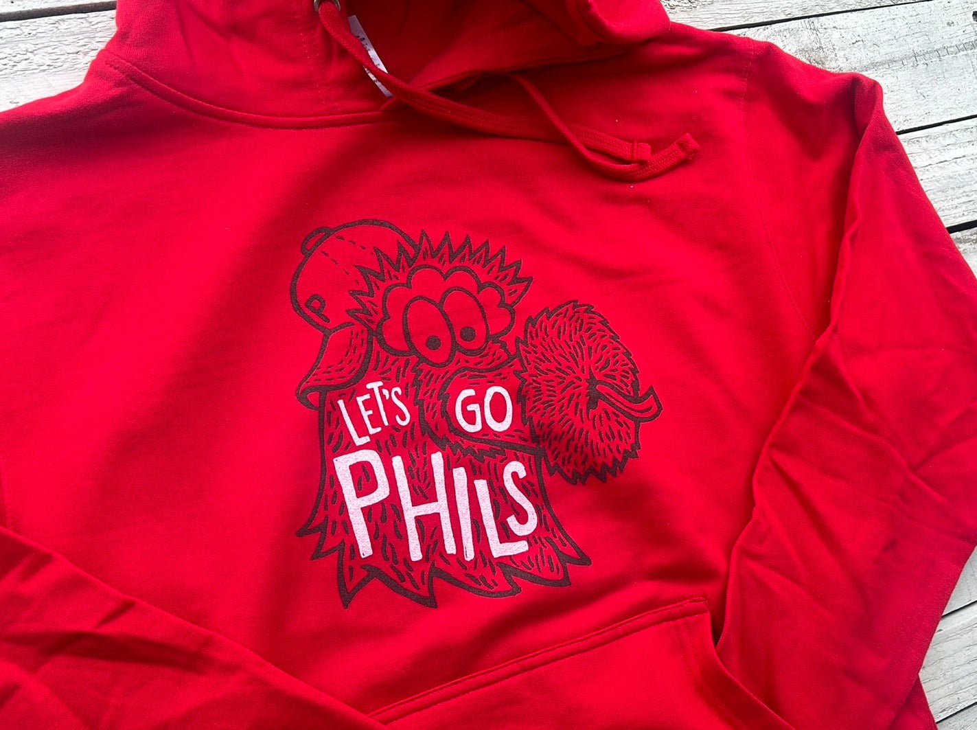 BlueRooted Let's Go Phils Phanatic - Red