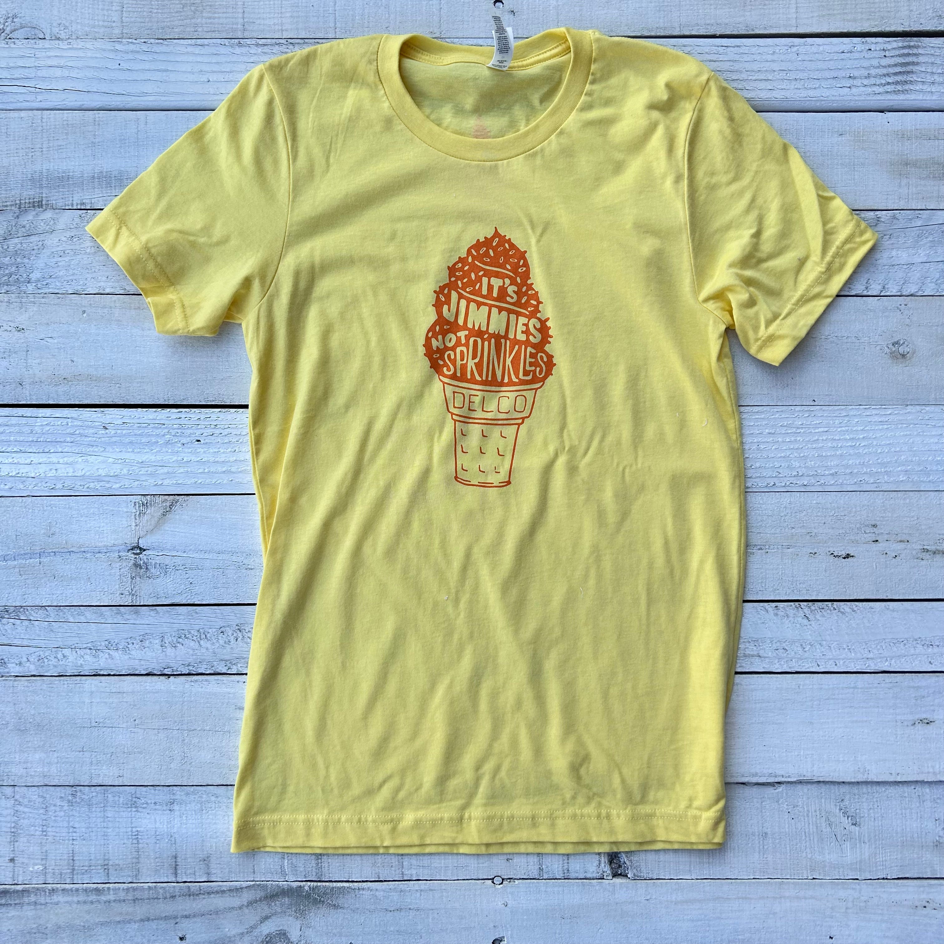 Blue Rooted It's Jimmies Not Sprinkles Lemon