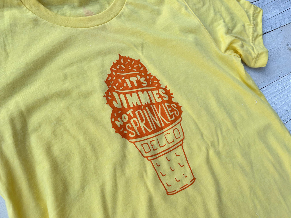 Blue Rooted It's Jimmies Not Sprinkles Lemon