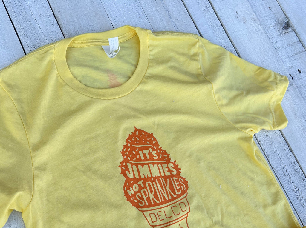 Blue Rooted It's Jimmies Not Sprinkles Lemon