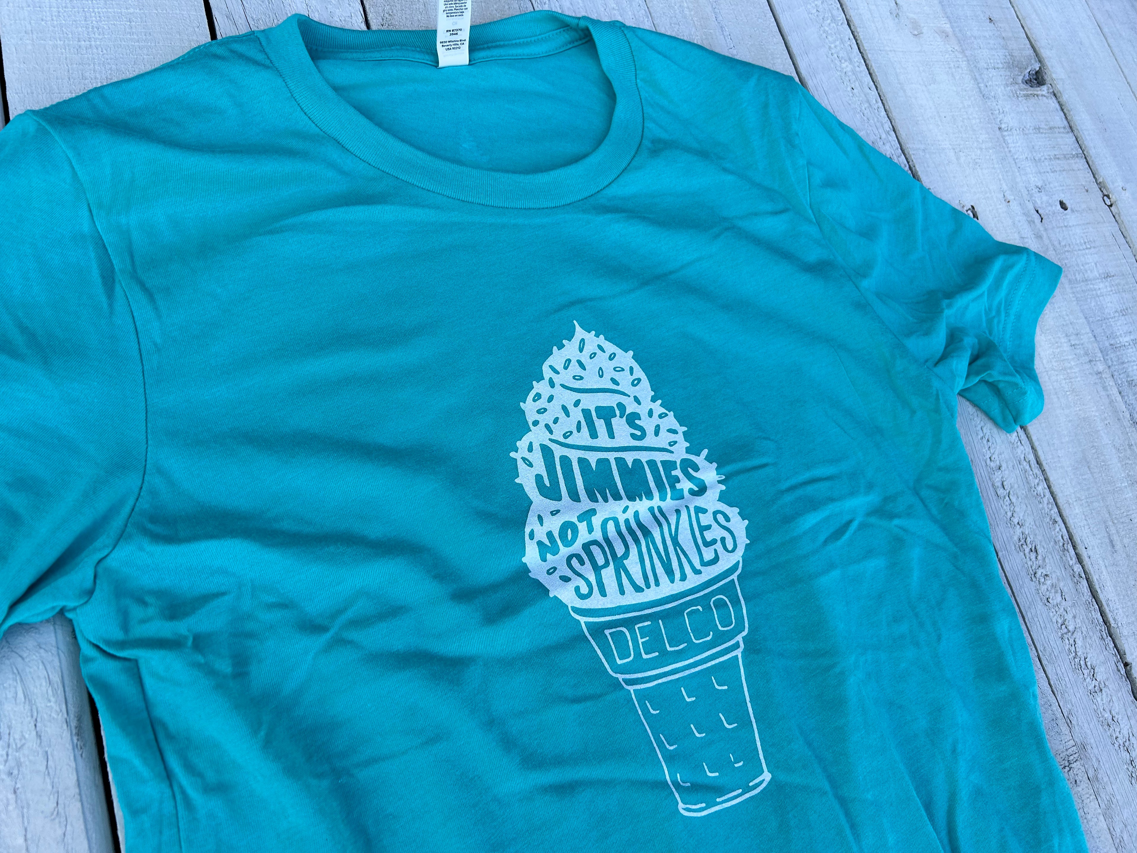 Blue Rooted It's Jimmies Not Sprinkles Sea Salt