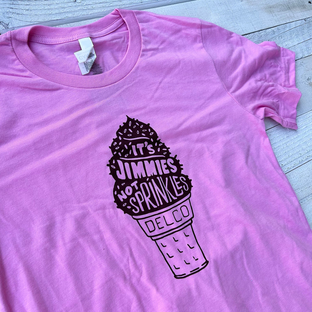 Blue Rooted It's Jimmies Not Sprinkles Pink Pomegranate