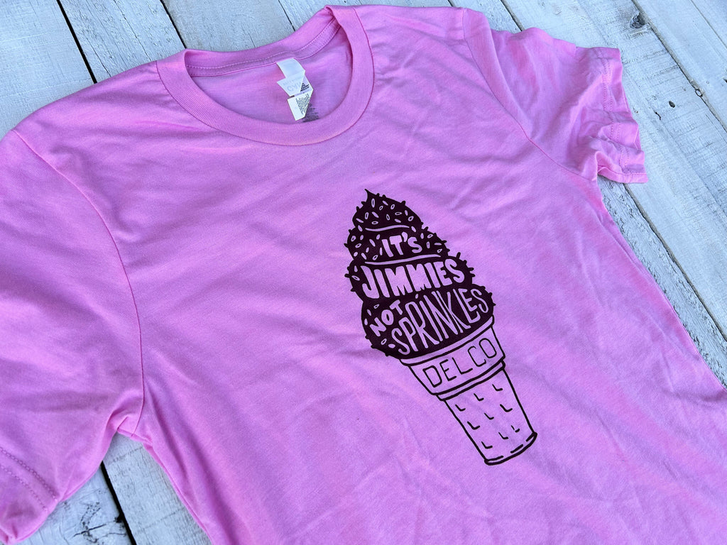 Blue Rooted It's Jimmies Not Sprinkles Pink Pomegranate