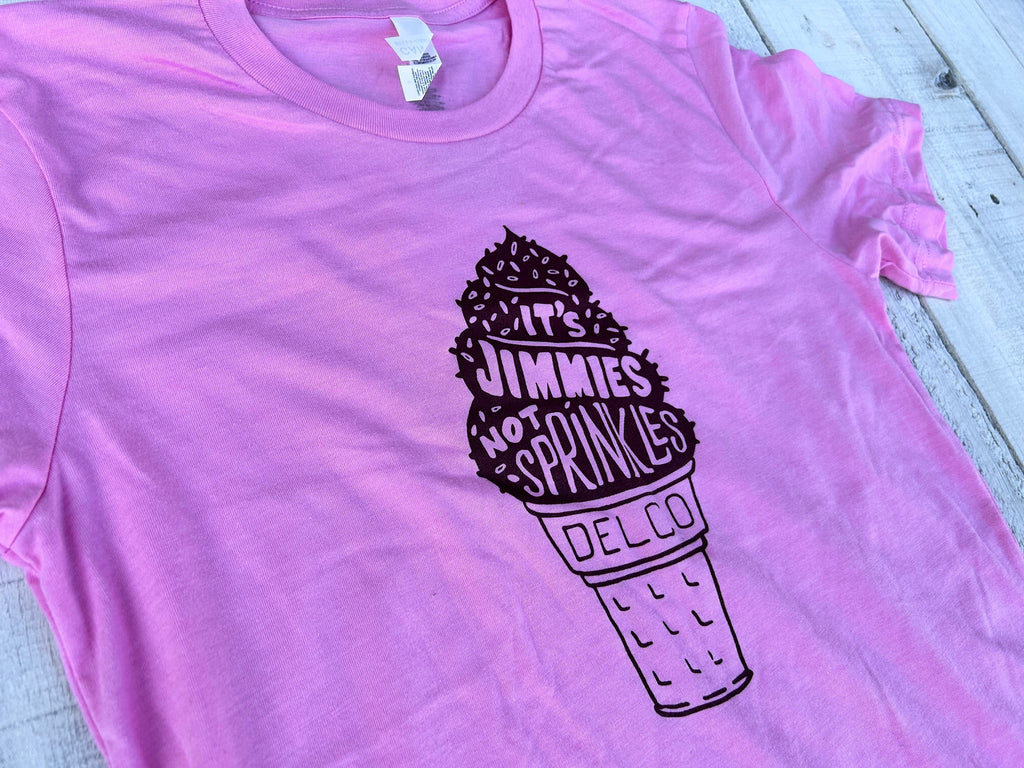 Blue Rooted It's Jimmies Not Sprinkles Pink Pomegranate