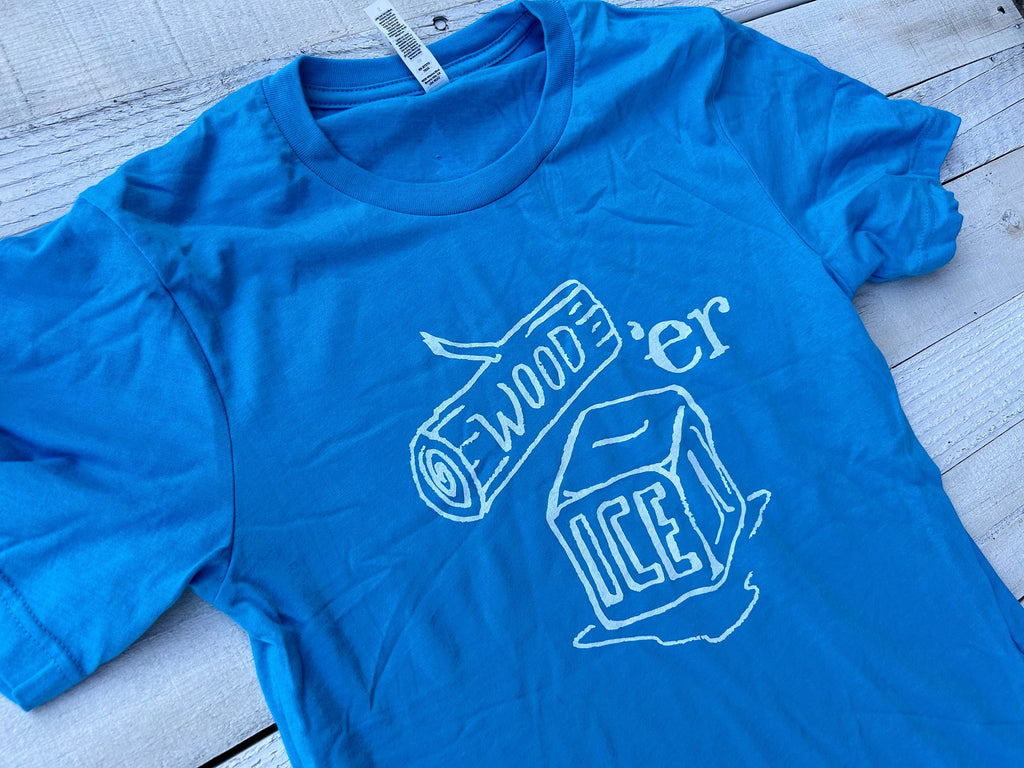 BlueRooted Wood Er Ice Blue Raz