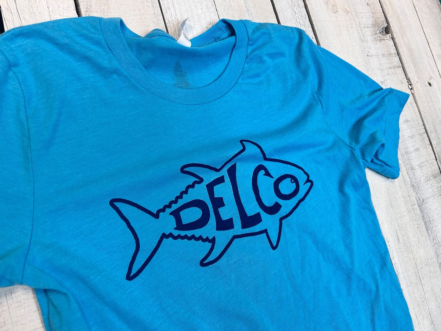 BlueRooted DELCO Tuna Ocean Blue T