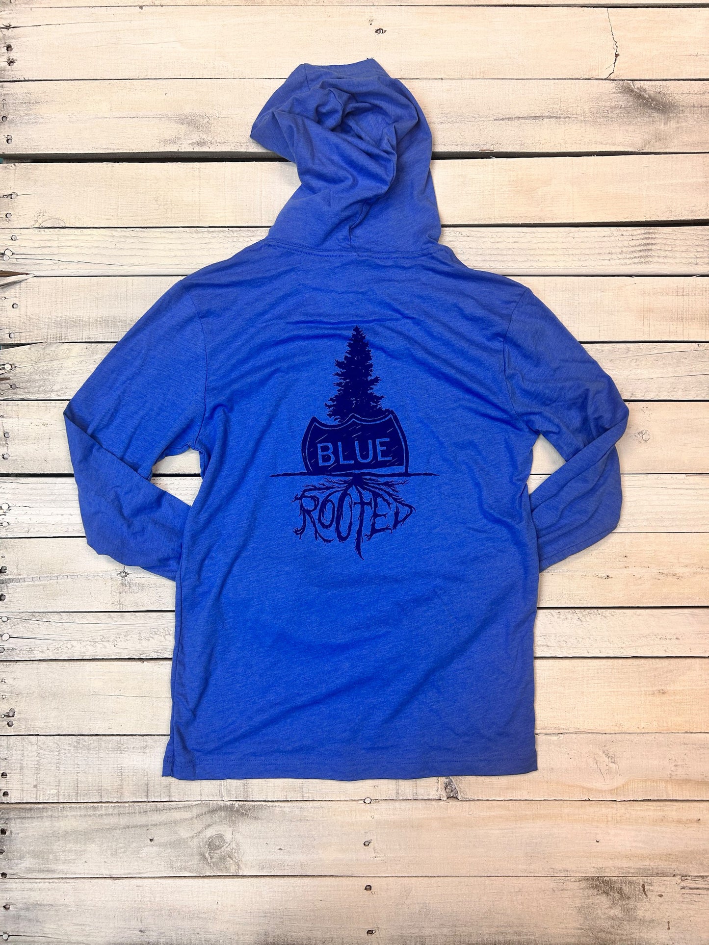 DELCO Tuna Riptide Blue Hooded Long Sleever
