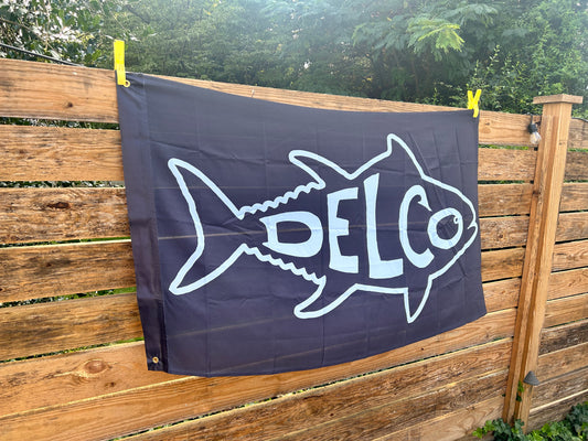 DELCO Navy Tuna Big Flag