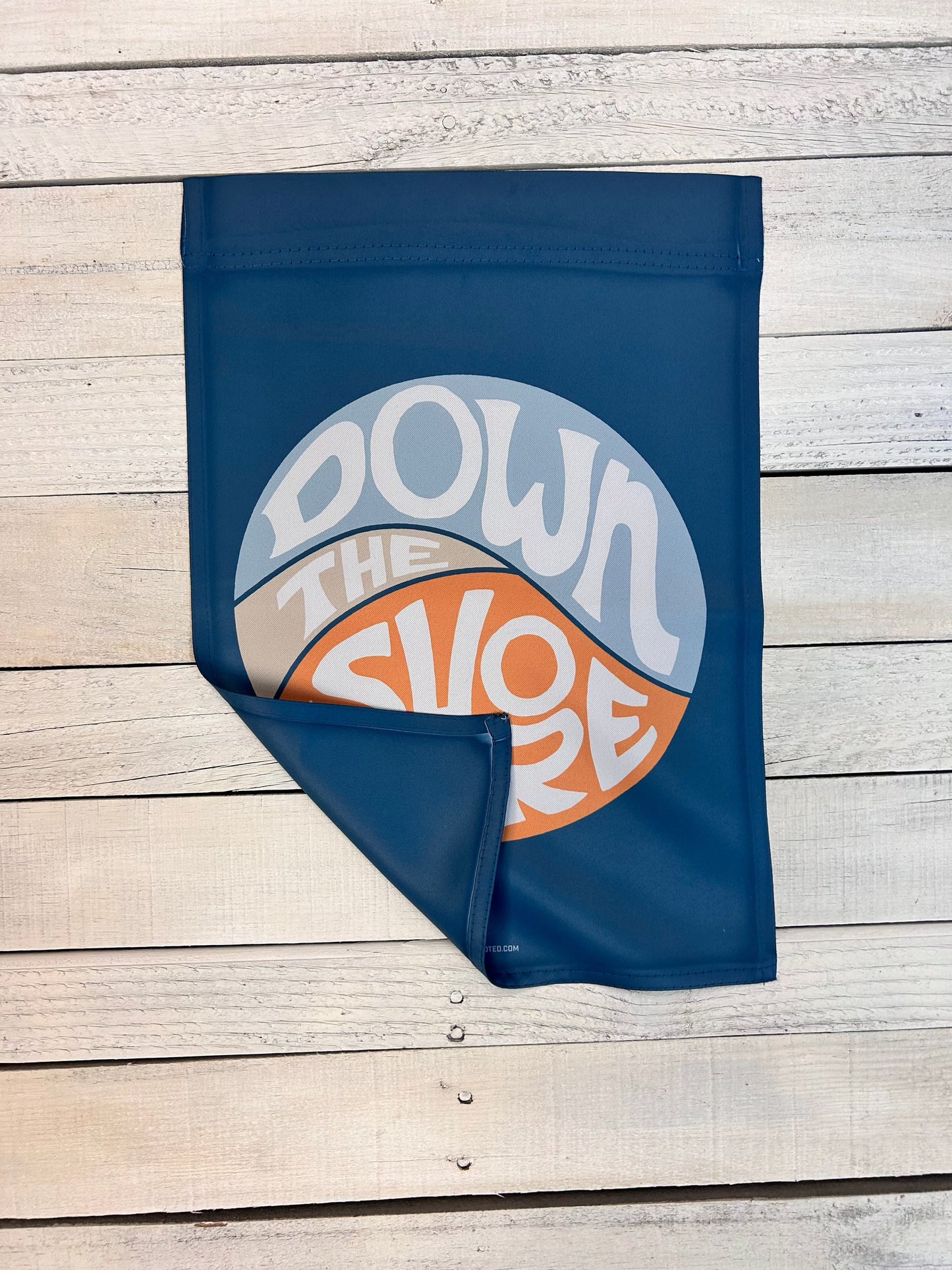 Down the Shore Swirl Dusk Garden Flag