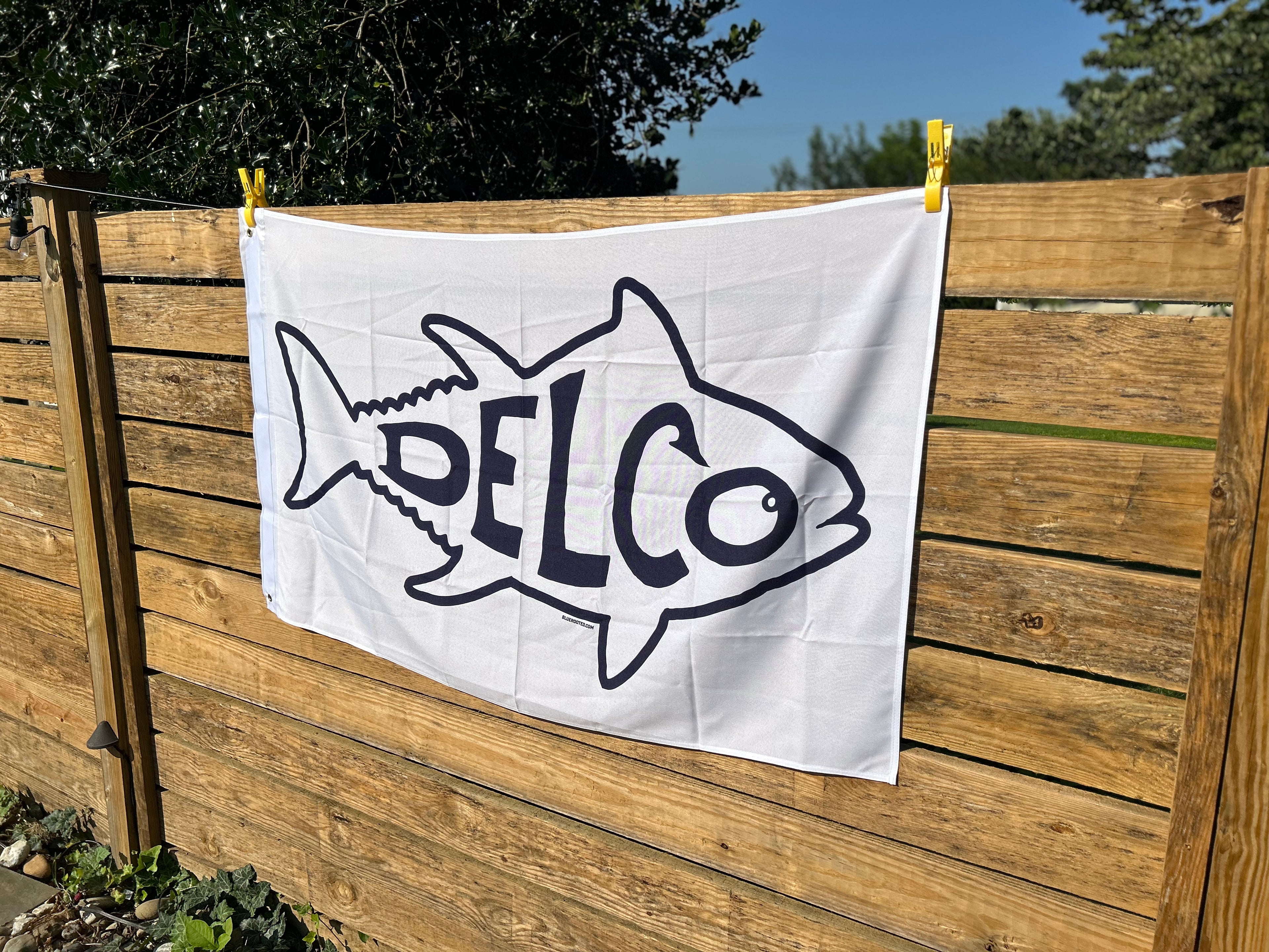 DELCO Tuna White Beach Flag