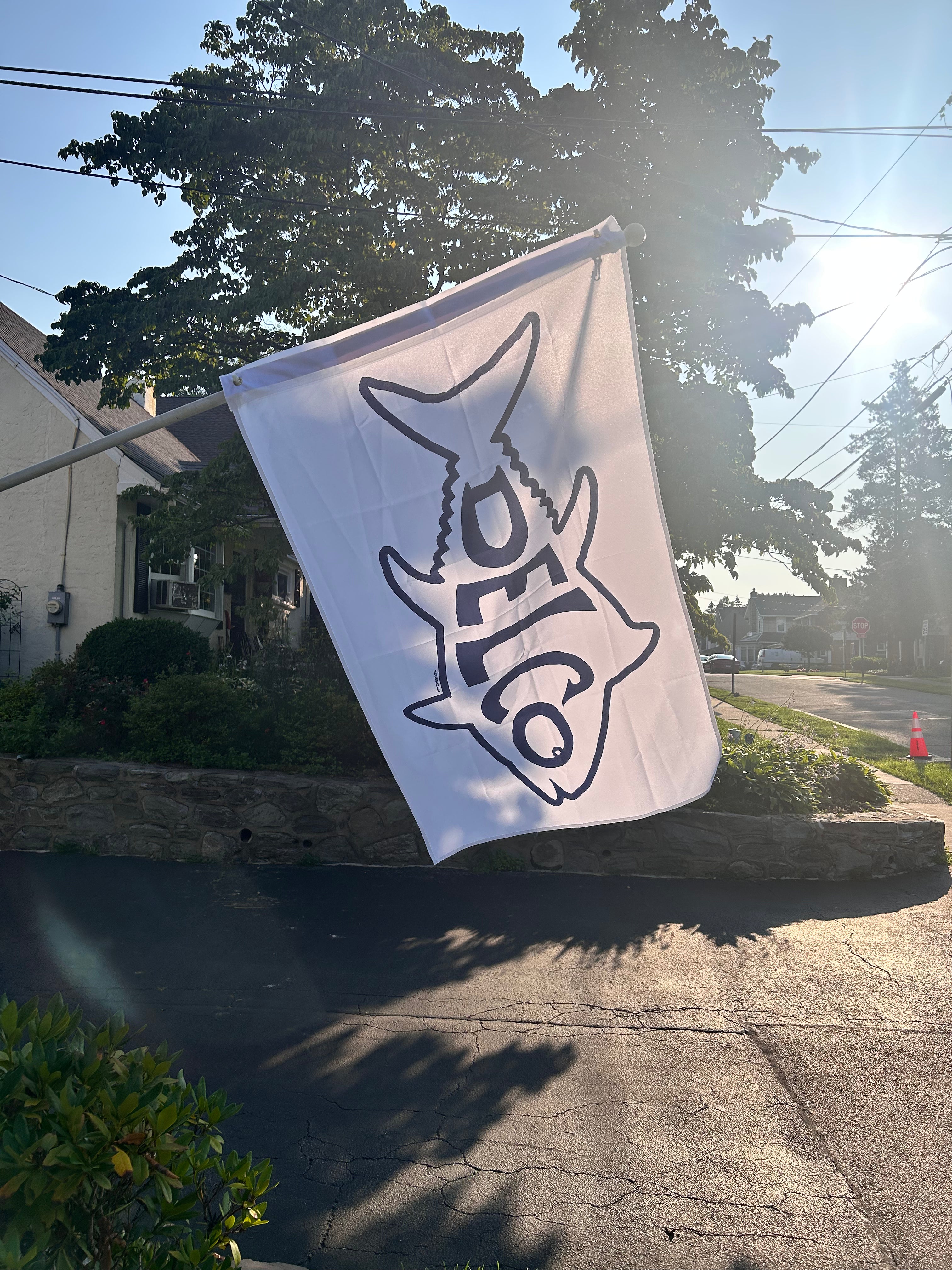 DELCO Tuna White Beach Flag