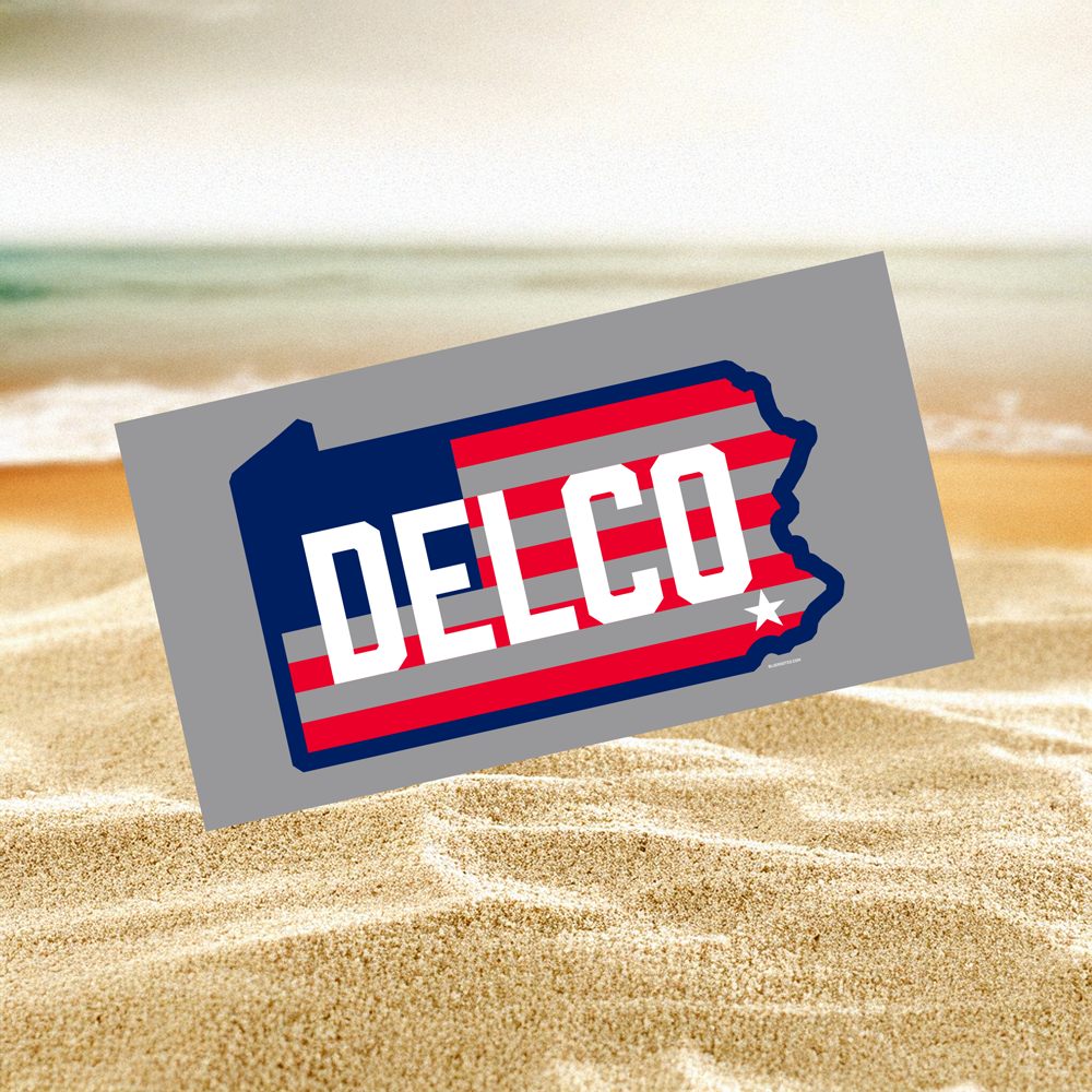 DELCO Star & Stripes Beach Towel