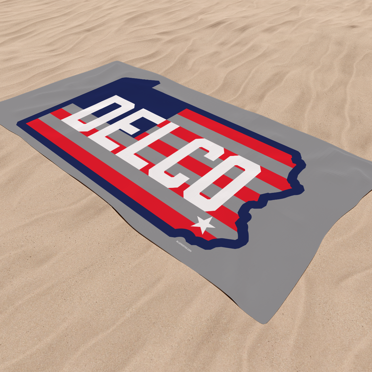 DELCO Star & Stripes Beach Towel