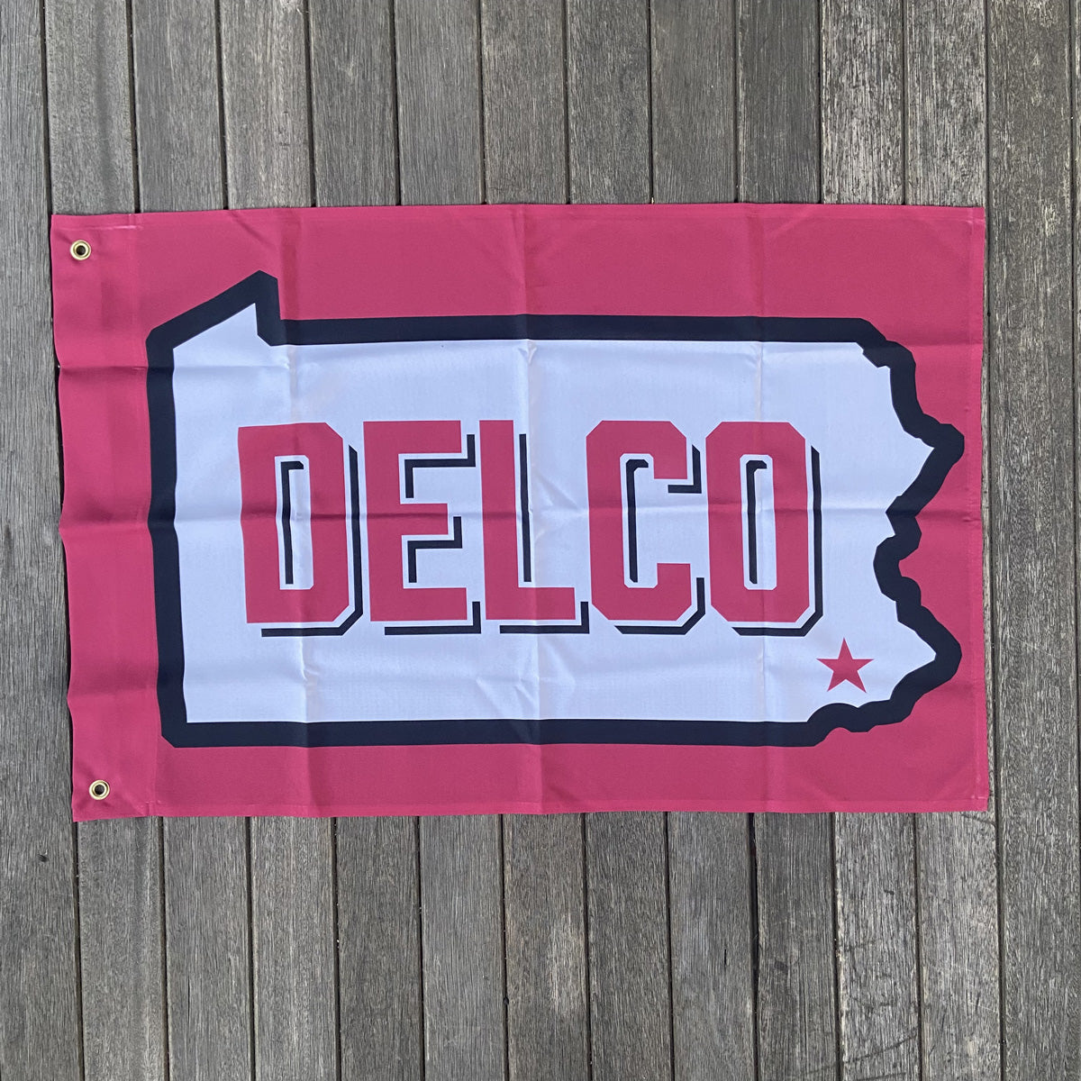 DELCO Temple / St. Joe Dorm Flag