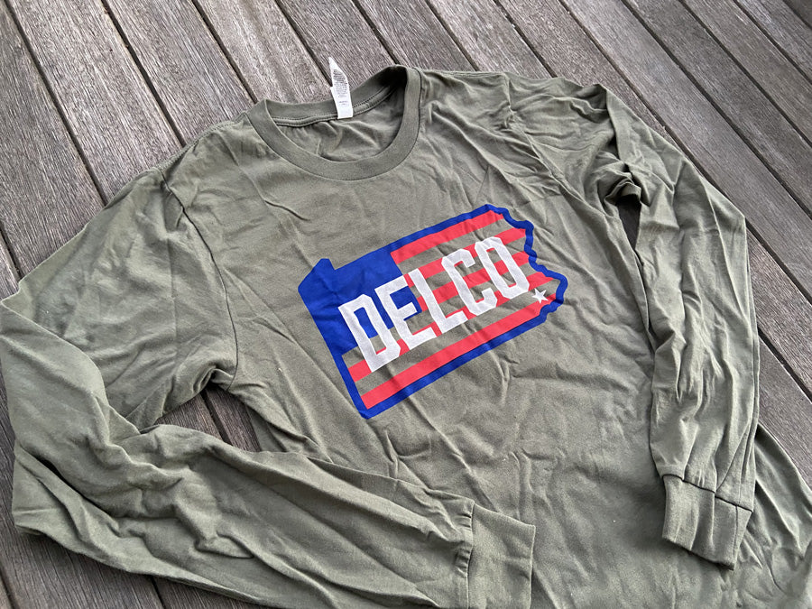 DELCO Old Glory Long Sleever - Military