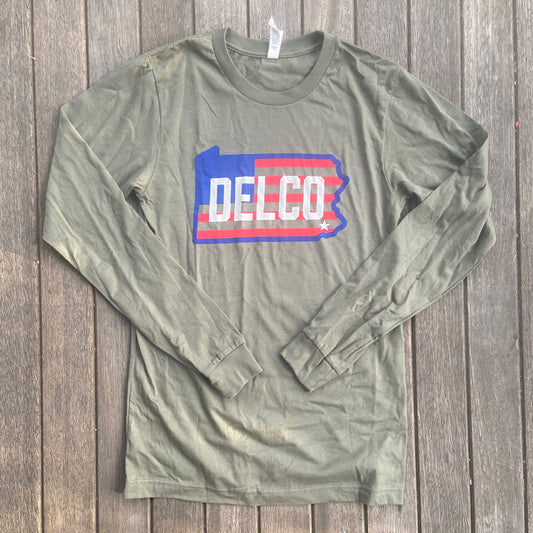 DELCO Old Glory Long Sleever - Military