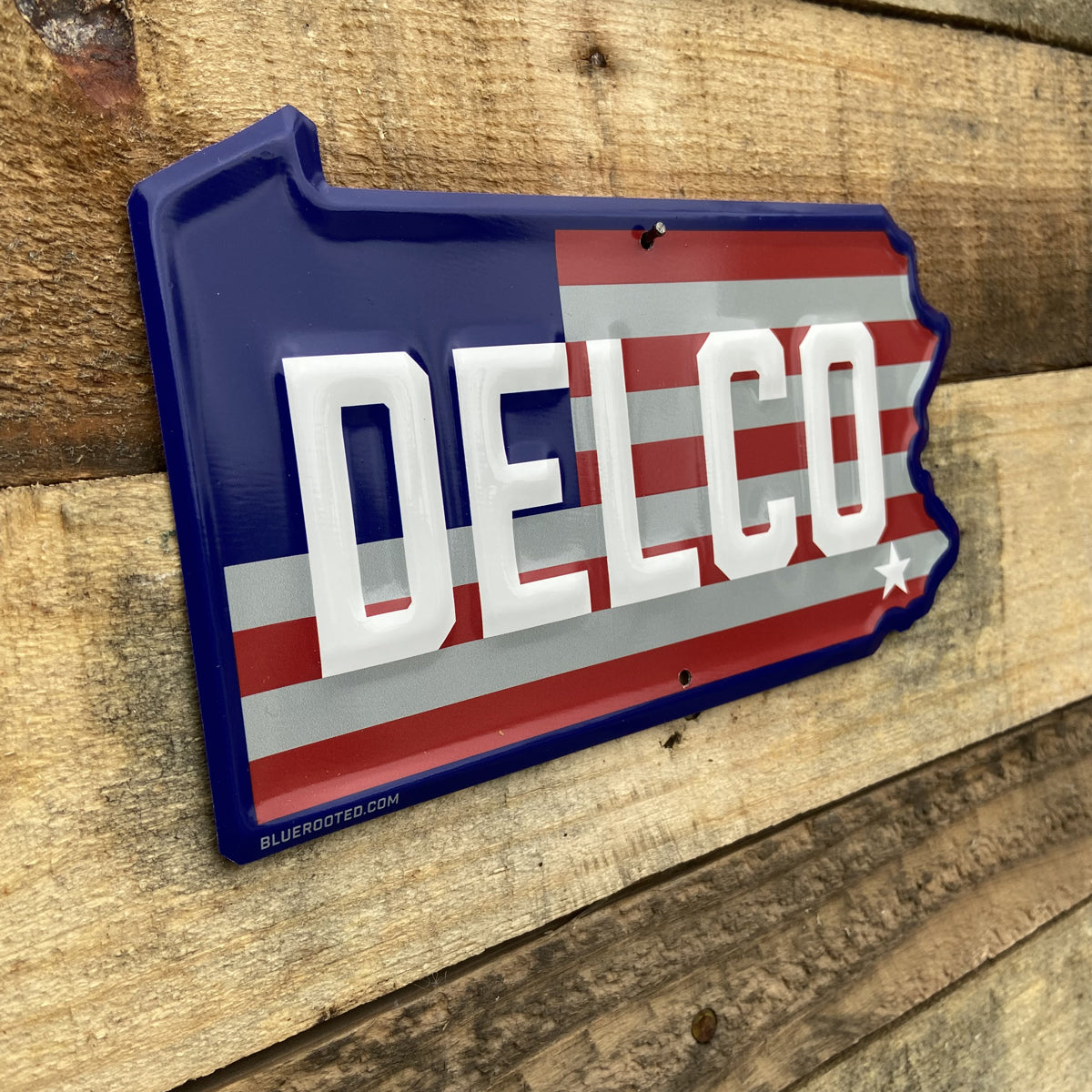 DELCO Stars & Stripes Tin Tacker Small