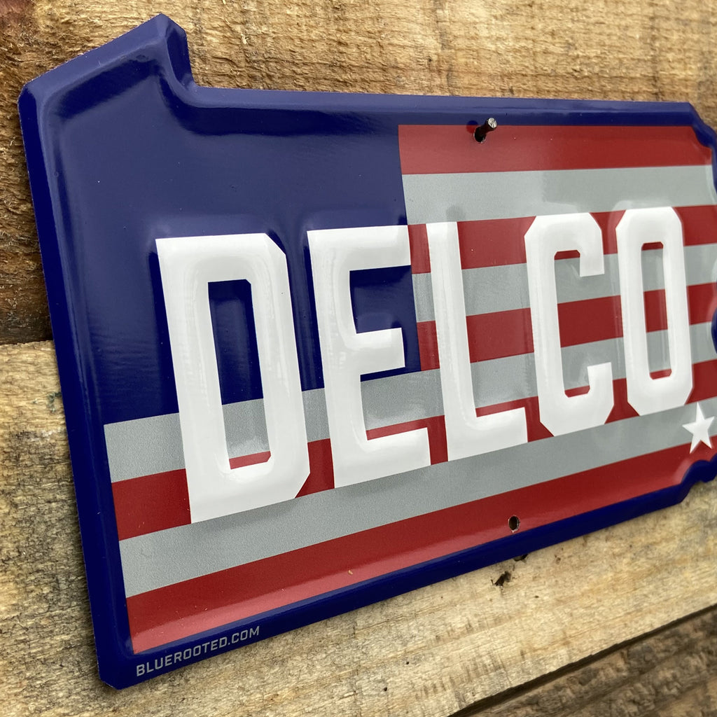 DELCO Stars & Stripes Tin Tacker Small