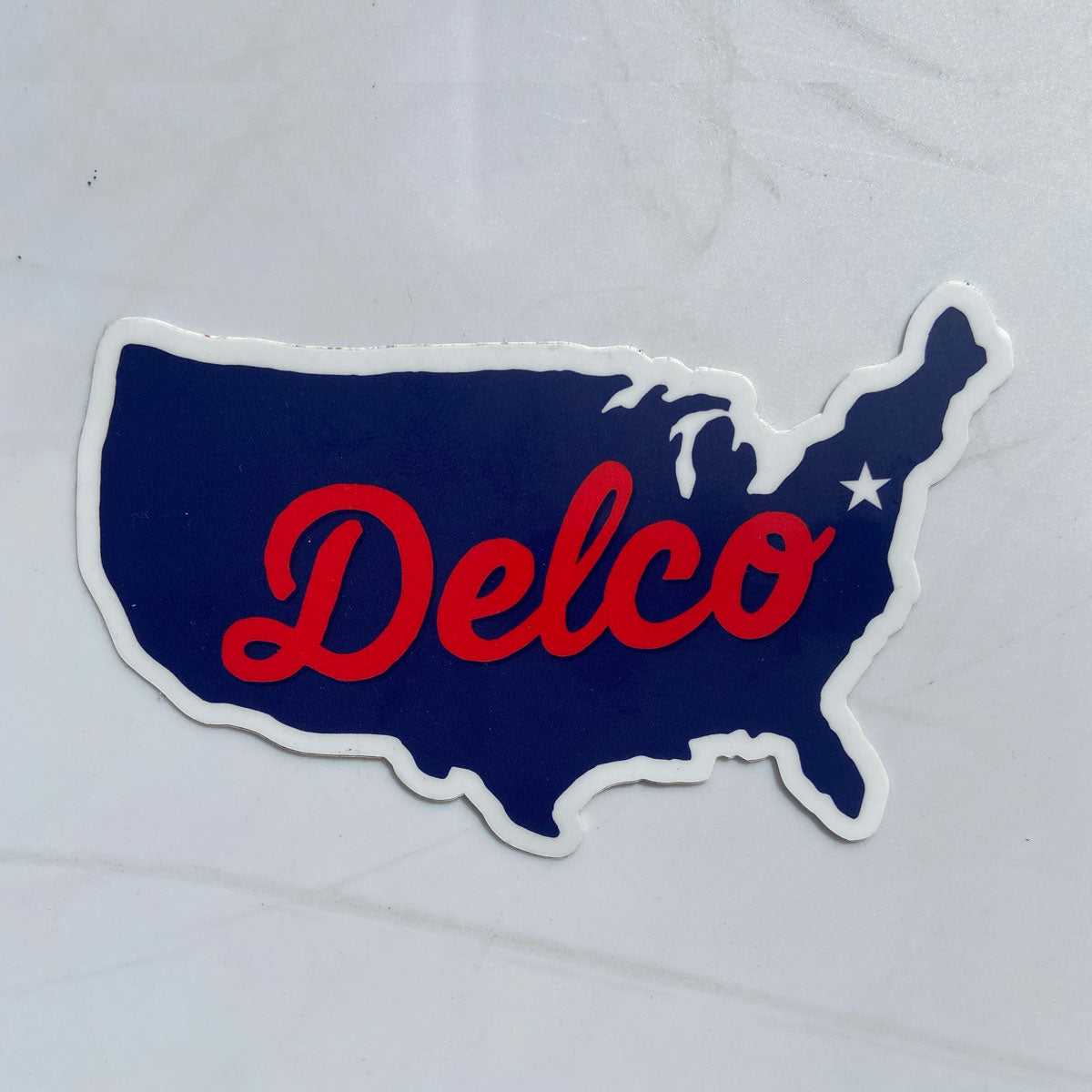 DELCO USA Red Sticker