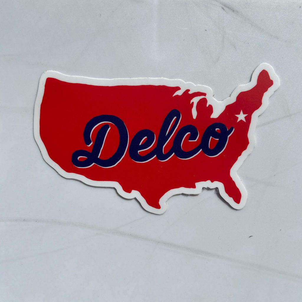 DELCO USA Red Sticker