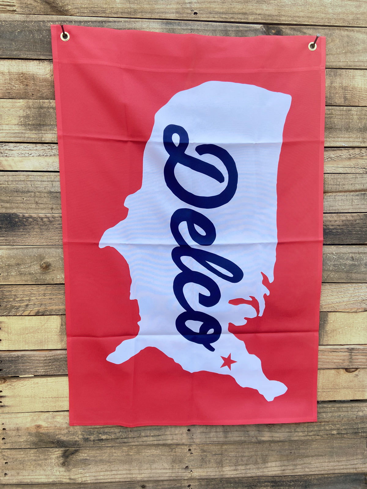 DELCO USA Red Dorm Flag