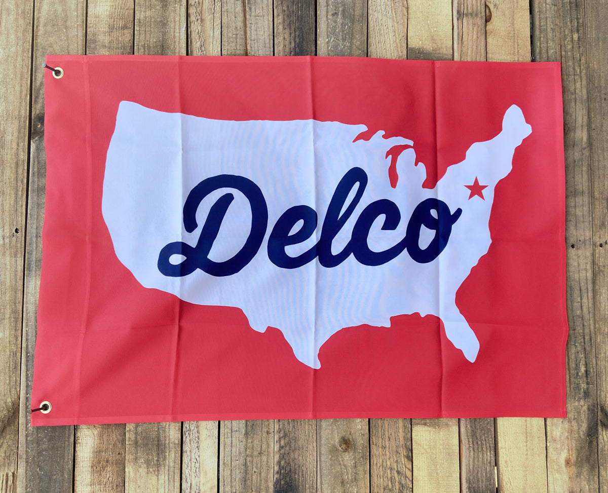 DELCO USA Red Dorm Flag
