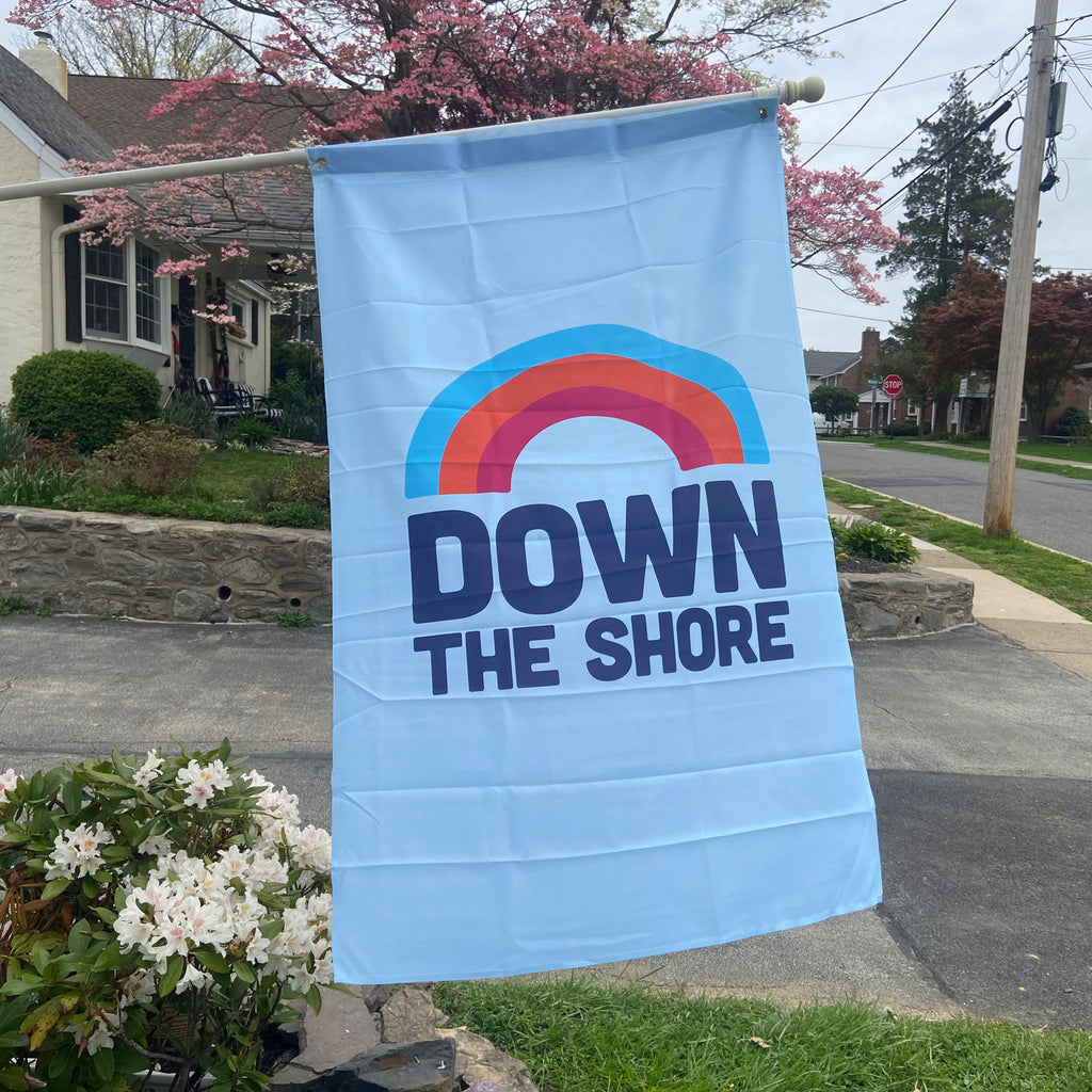 Down The Shore Rainbow Flag