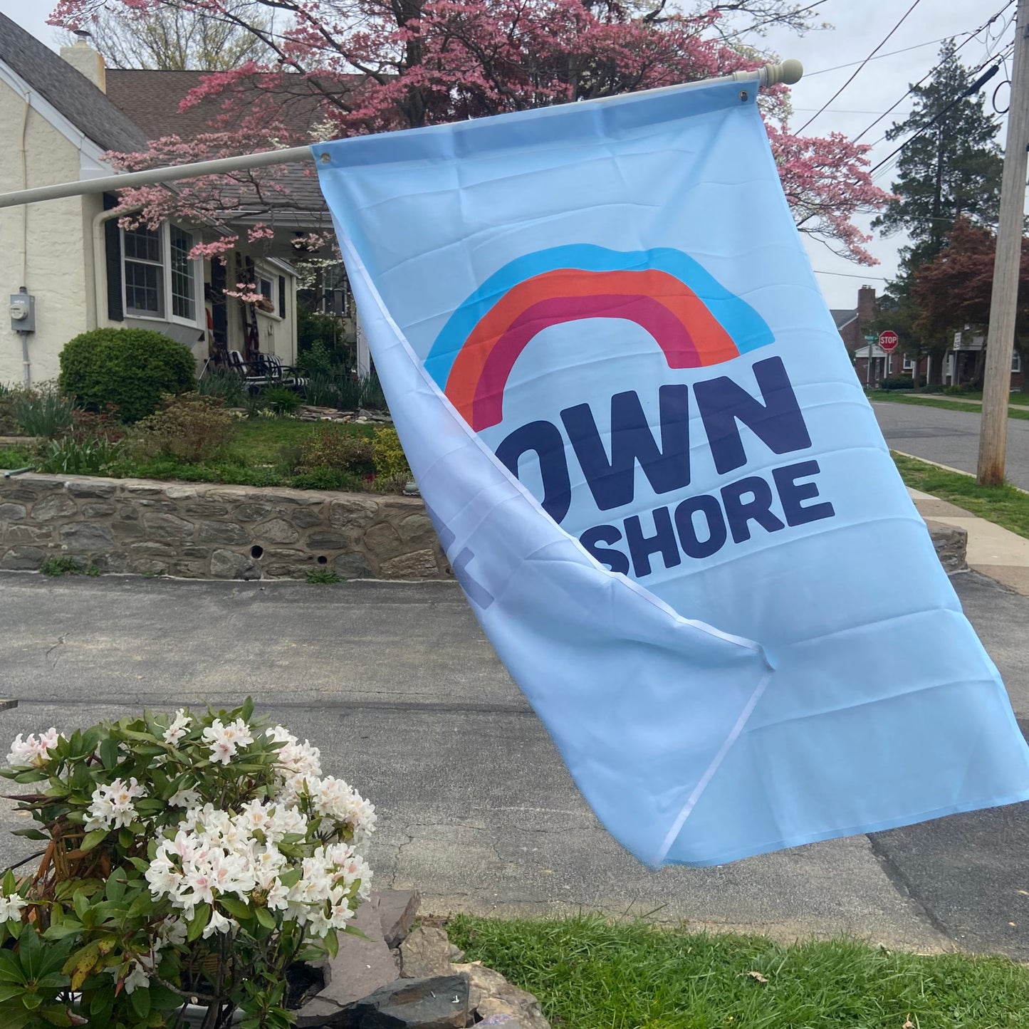 Down The Shore Rainbow Flag