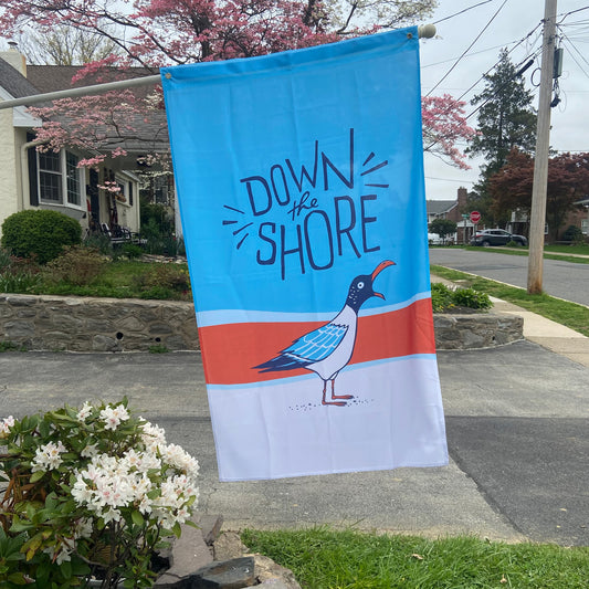 Down The Shore Seagull Flag