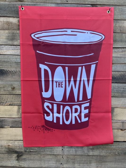 Down The Shore Solo Cup Dorm Flag