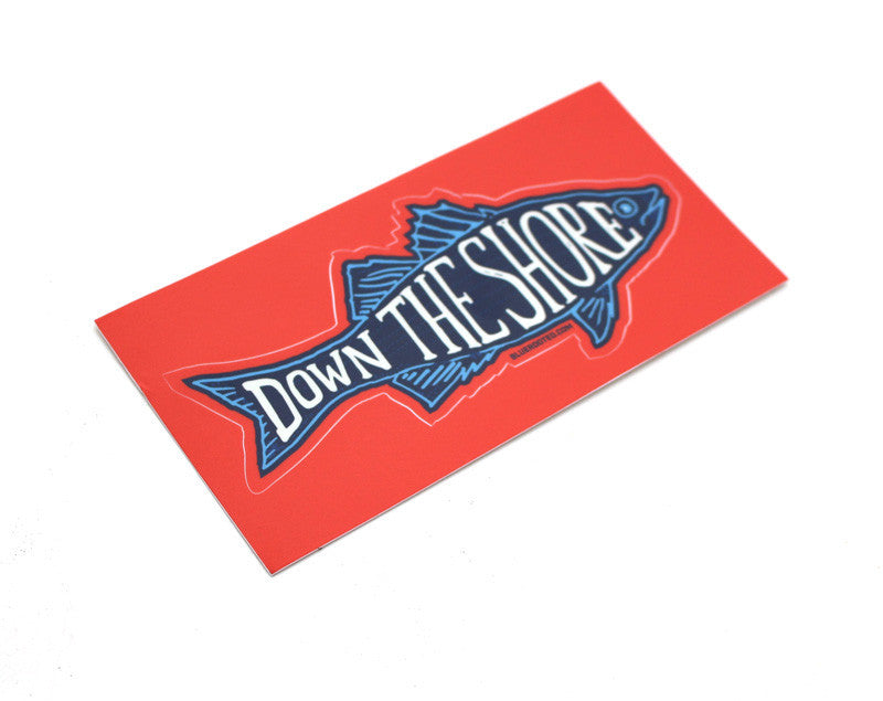 Down the Shore Fish Sticker