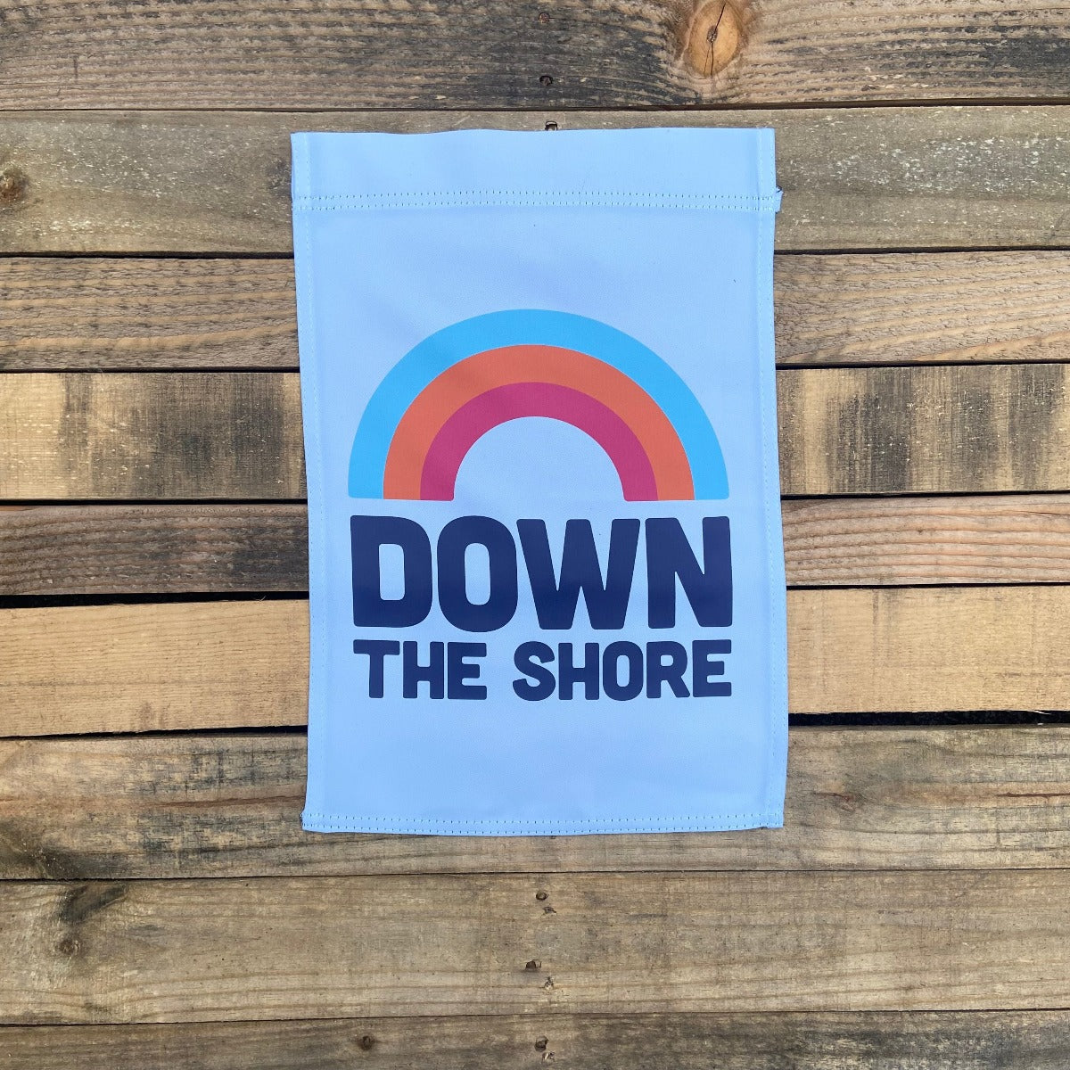 Down The Shore Rainbow Cup Garden Flag