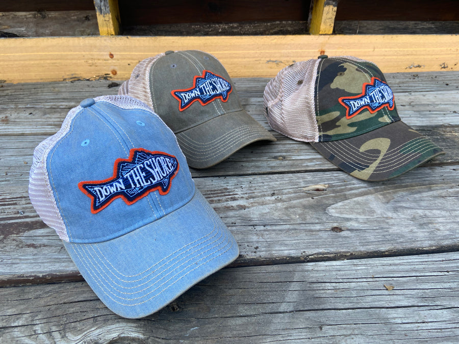 BlueRooted | Down The Shore Fish Camo Hat