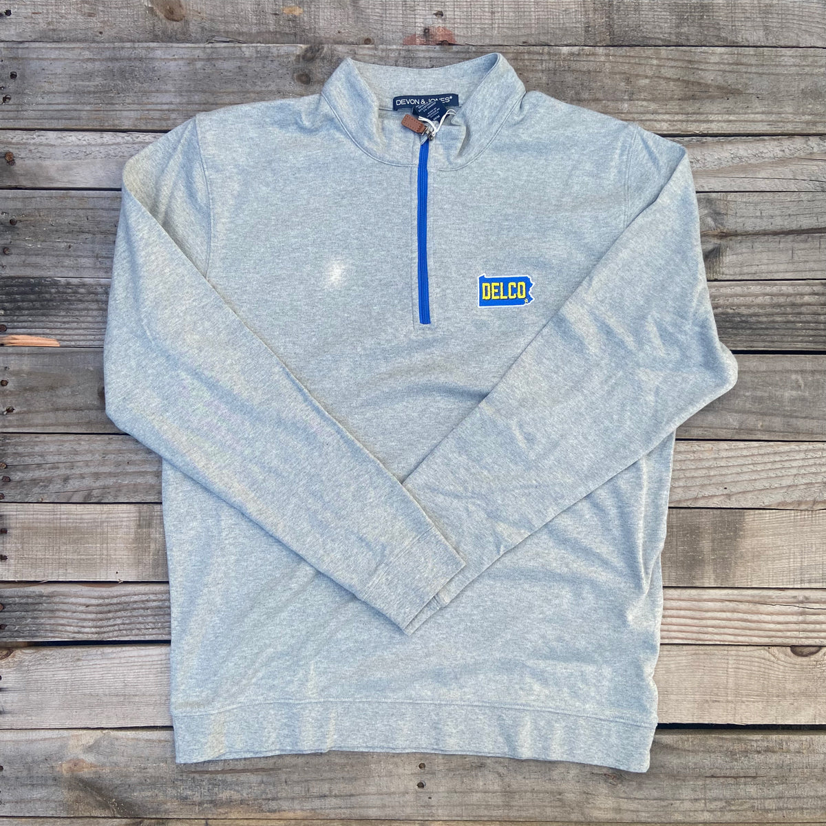 DELCO Cougar Quarter Zip – Blue Rooted