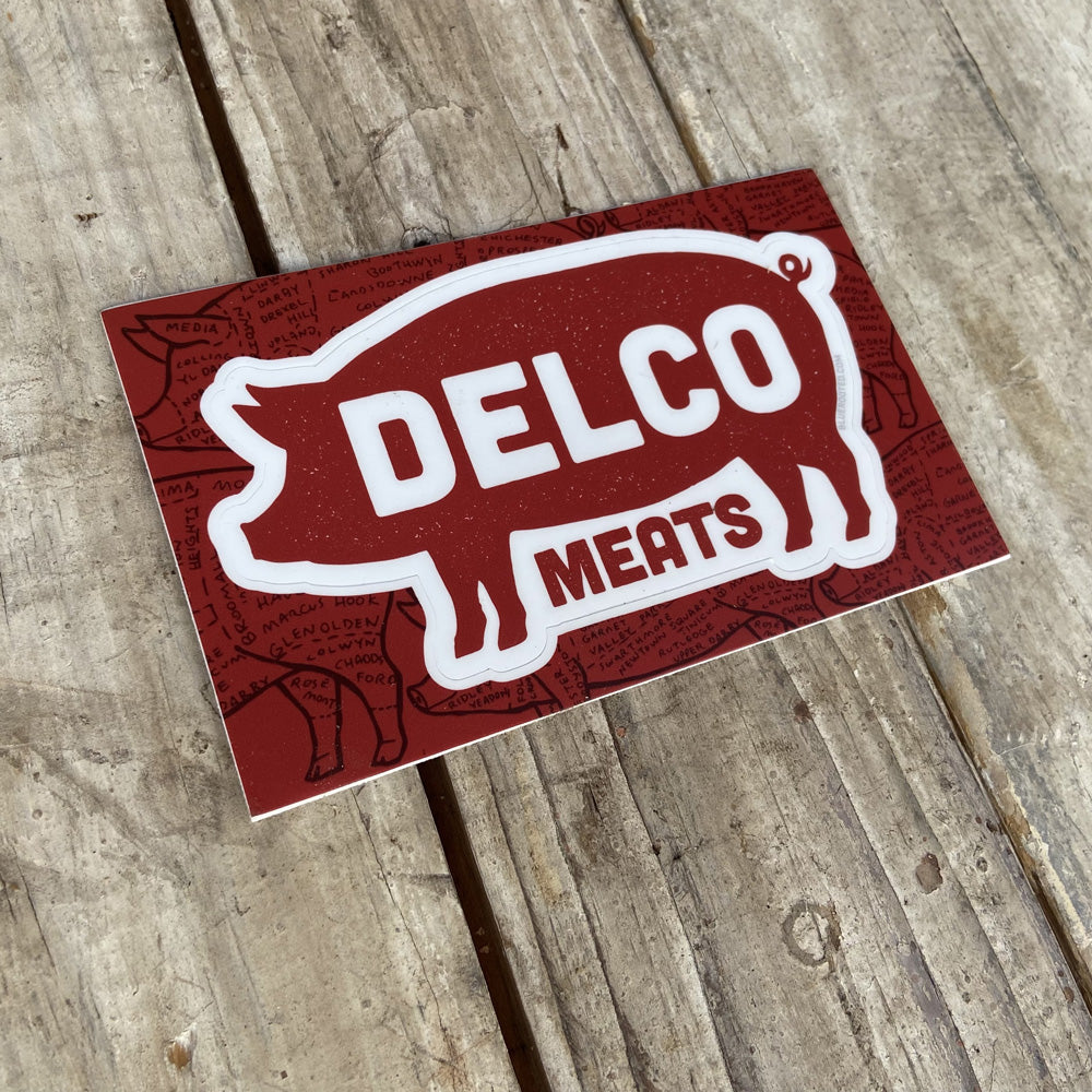 DELCO Meats Sticker