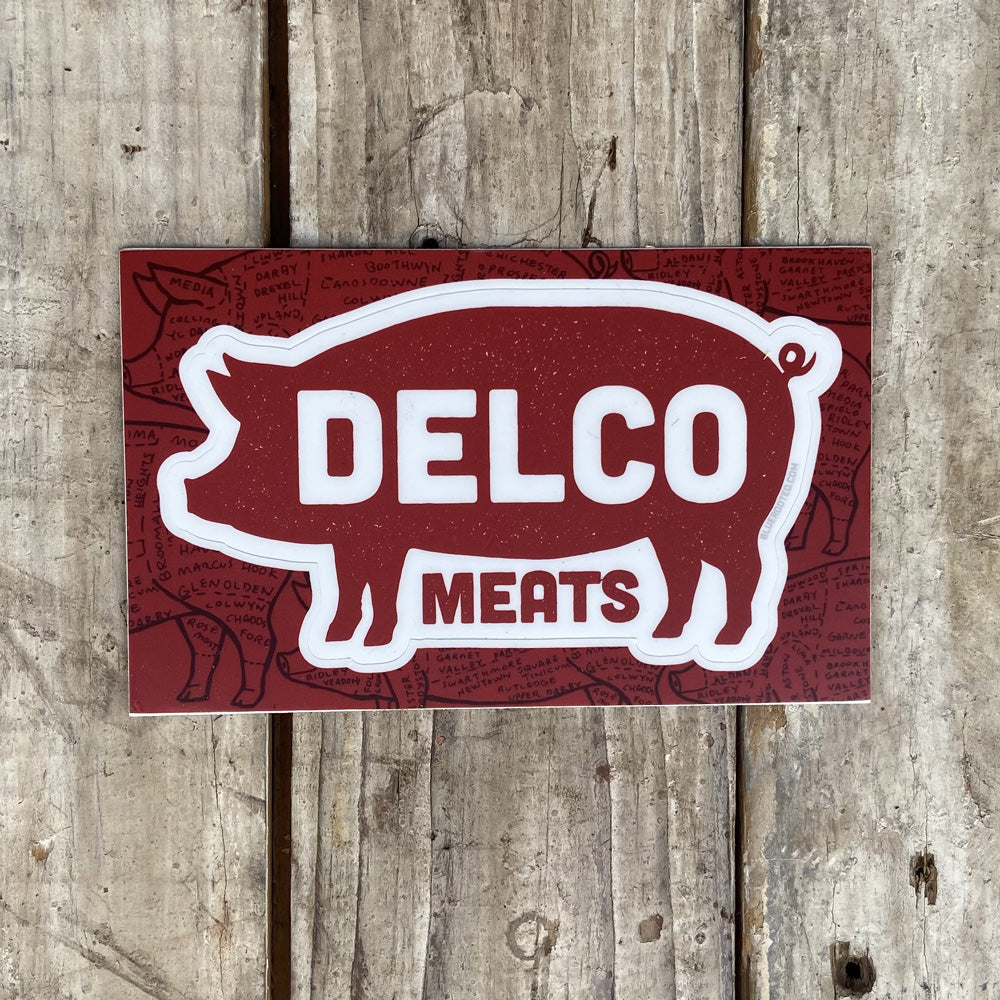 DELCO Meats Sticker