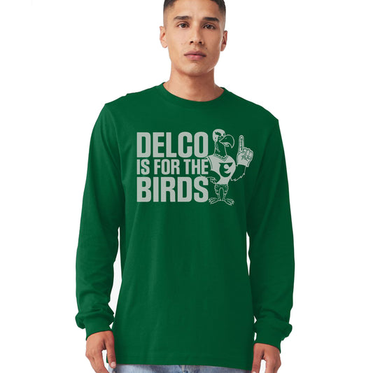 DELCO is for the Birds Long Sleever - Green