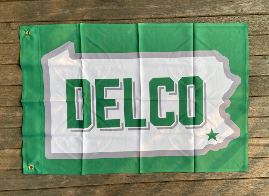 DELCO Bleed Green Dorm Flag