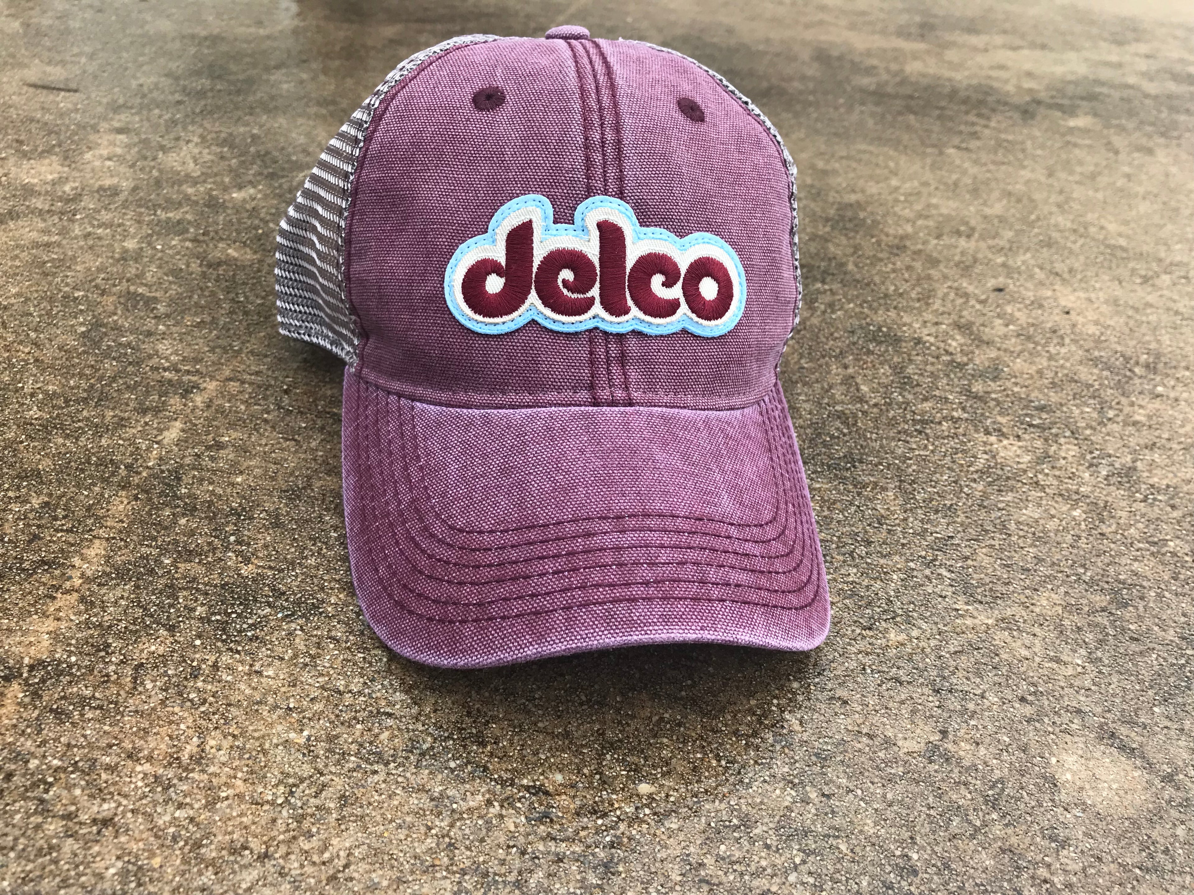 Hat DELCO Fightins Burgundy
