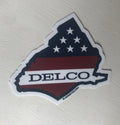 DELCO Stars & Stripes Sticker