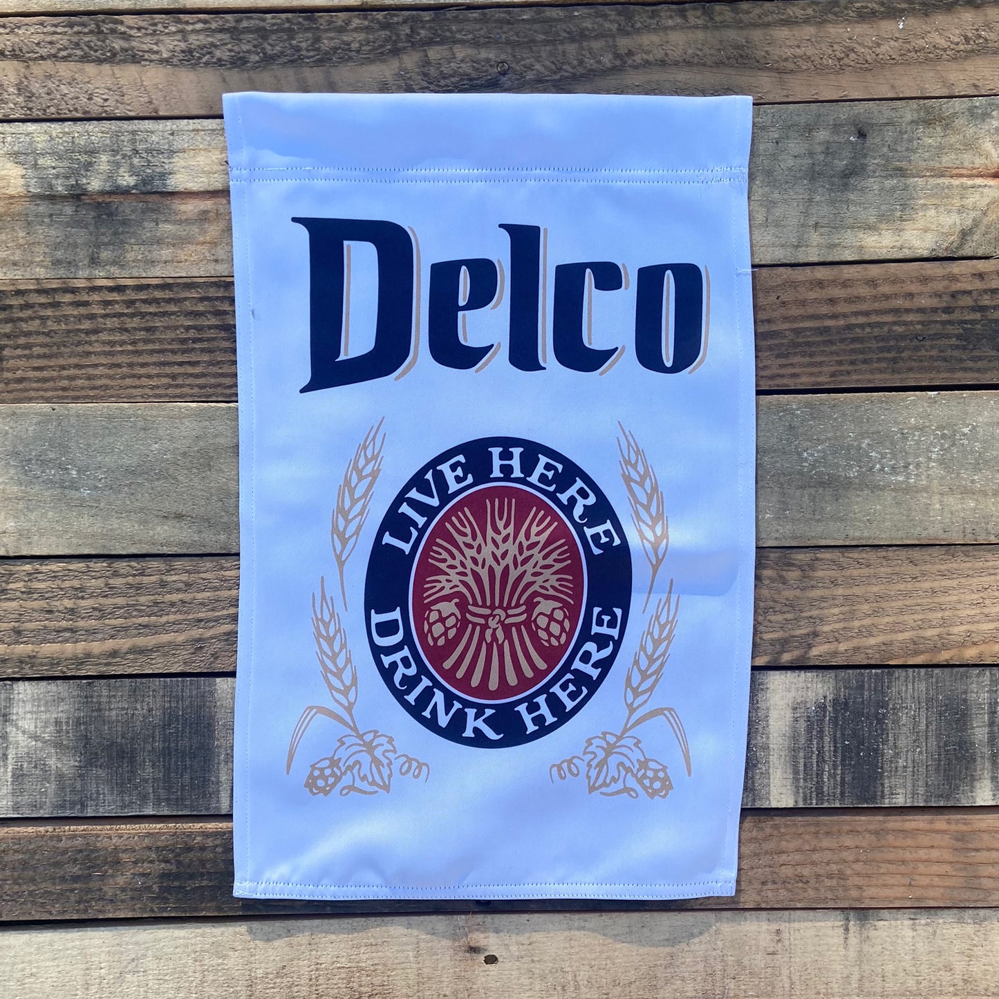 DELCO Lite Garden Flag