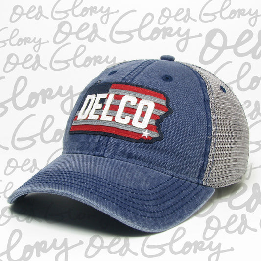 Hat DELCO Old Glory Navy & Grey